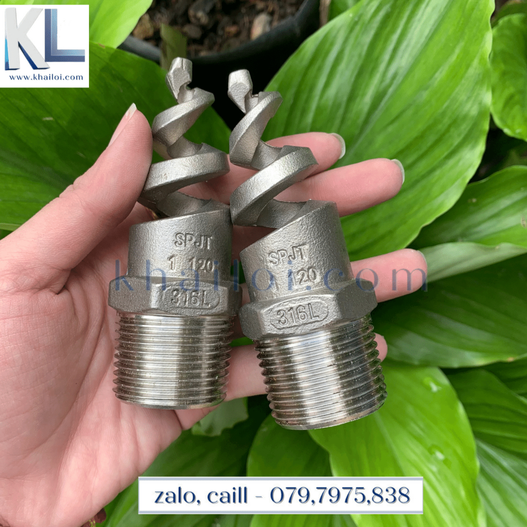 Béc inox xoắn- Bép  phun sương xoắn