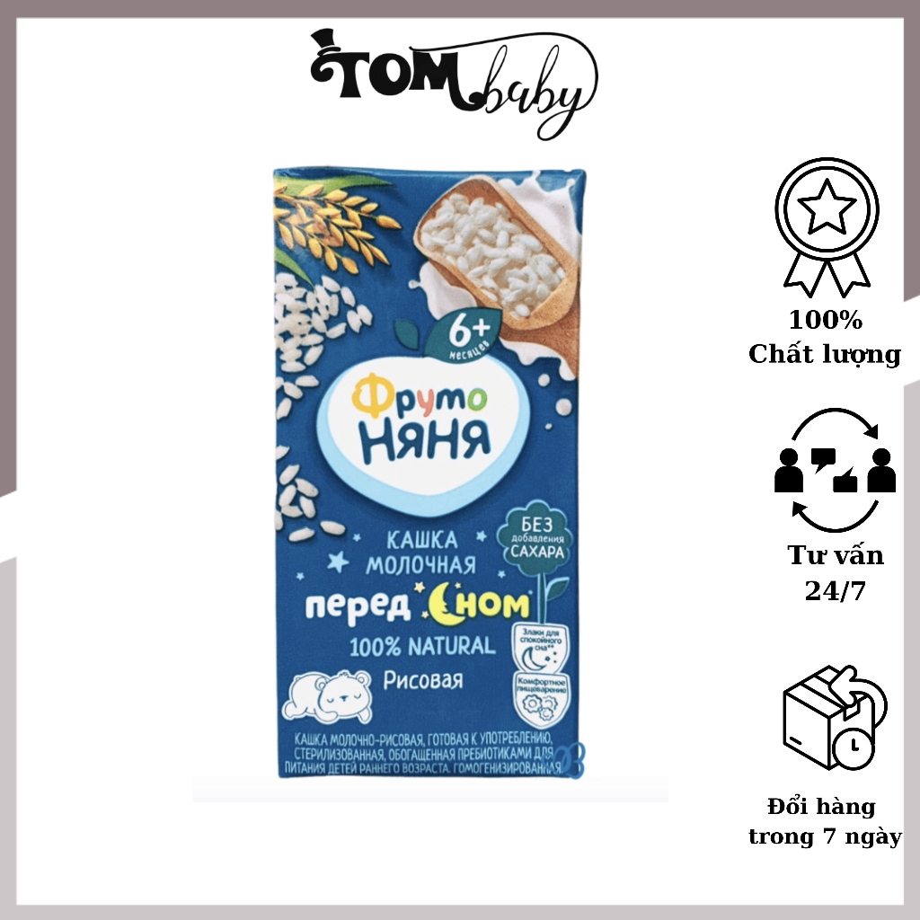 Sữa đêm Nga Fruto thơm ngon, tăng cân tốt - Sữa ngũ cốc dành cho bé trên 6 tháng tuổi