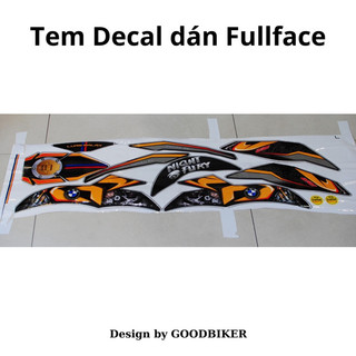 Tem dán mũ bảo hiểm Fullface BMW