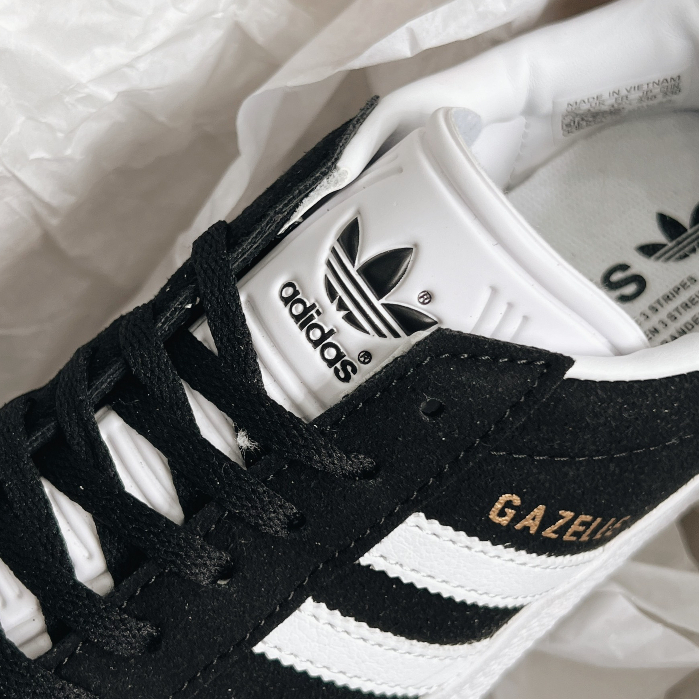 Giày Adida.s Original Gazelle Black White Lai Au