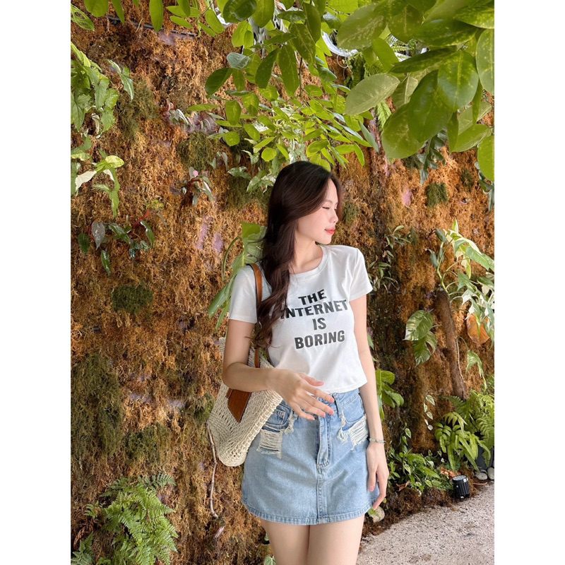Áo Thun Crop - 5149 - THE INTERNET