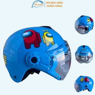 Mũ bảo hiểm trẻ em tem siêu hot hit - Among US - VS103KS - Dành cho bé từ 3 đến 6 tuổi - Vòng đầu 50-52cm