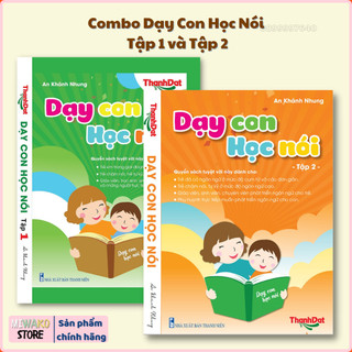 Combo dạy con học nói tập 1 và tập 2