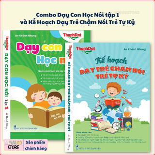 Combo dạy con học nói tập 1 và kế hoạch dạy trẻ chậm nói trẻ tự kỷ
