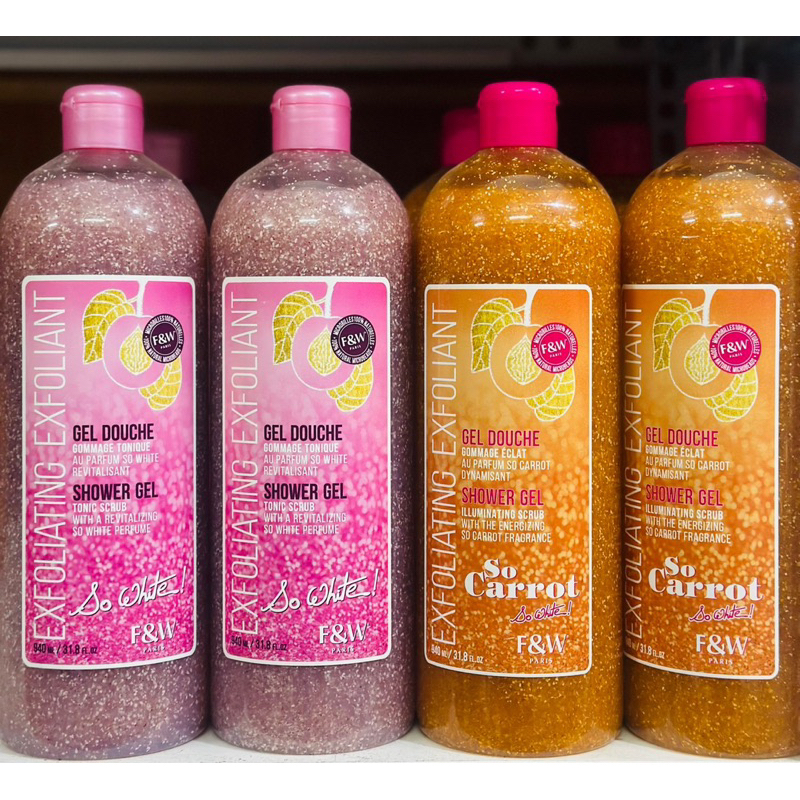 Sữa tắm trắng da tẩy da chết  của FW Pháp - Exfoliating exfoliant