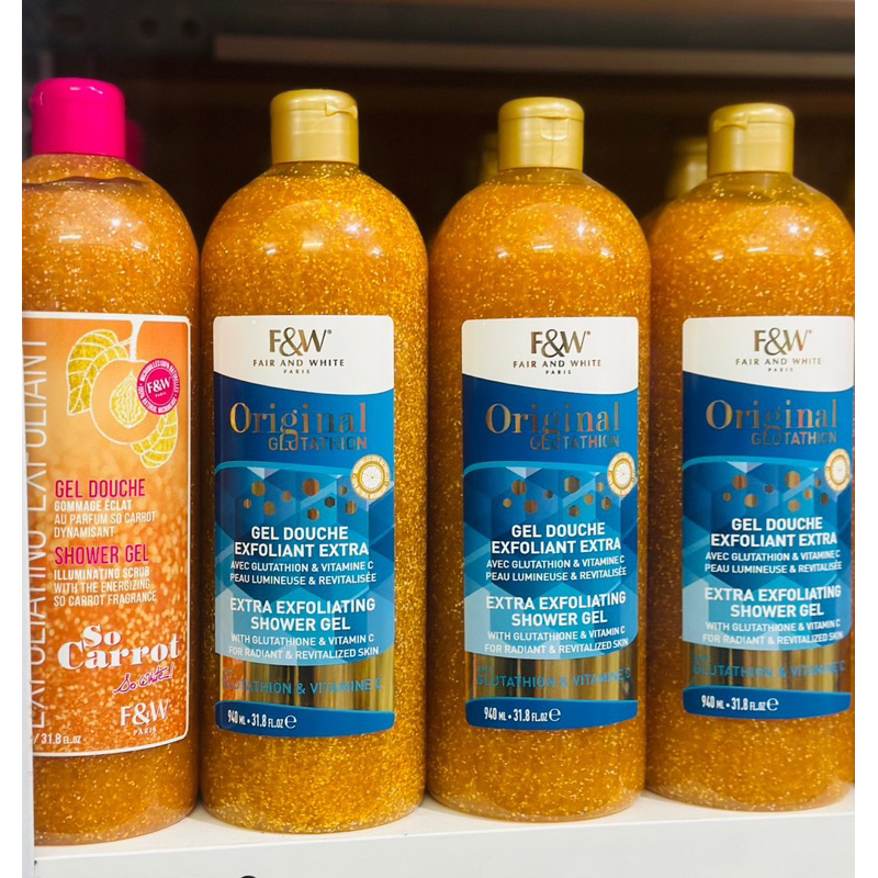 Sữa tắm trắng da tẩy da chết  của FW Pháp - Exfoliating exfoliant