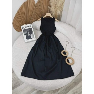 Đầm đen nơ lưng DD224