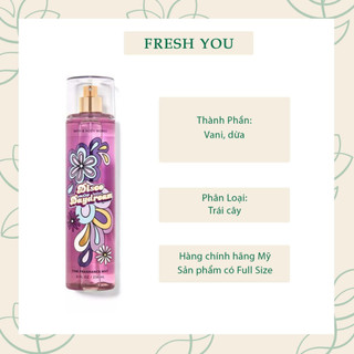 Disco Daydream - Full Xịt Thơm Toàn Thân Body Mist Bath & Body Works - fresh you