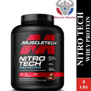 Sữa Tăng Cơ Whey + Creatine Muscletech Nitro Tech Whey Protein 4lbs