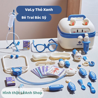 Đồ Chơi Bác Sĩ Cho Bé Hộp Bác Sĩ Thỏ Cho Bé Trai Gái Cao Cấp Mô Phỏng Cho Bé Tập Làm Bác Sĩ