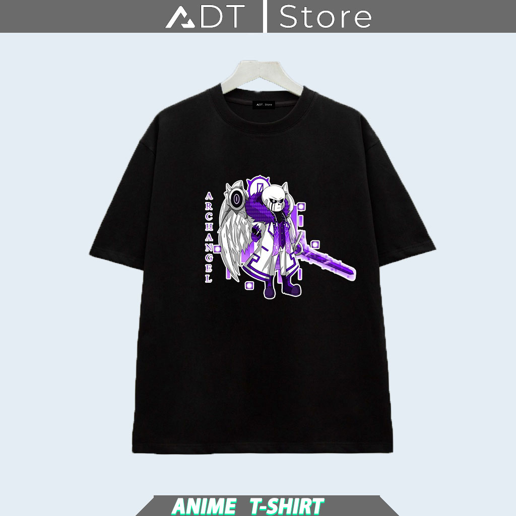 BST 💥 Áo thun Game Sans - Undertale Mới - Sans 404 - Sans 505 - Sans 606 áo thun đen in hình có size Trẻ em