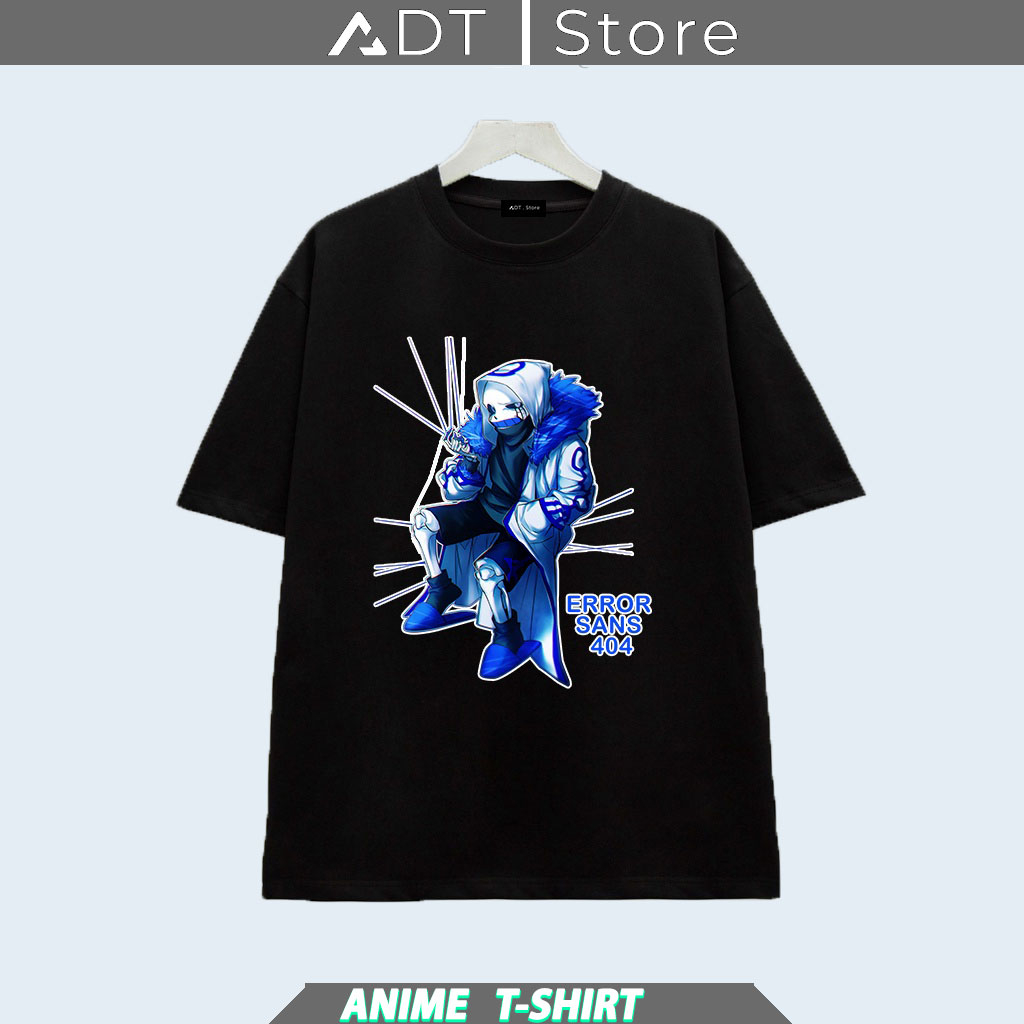 BST 💥 Áo thun Game Sans - Undertale Mới - Sans 404 - Sans 505 - Sans 606 áo thun đen in hình có size Trẻ em