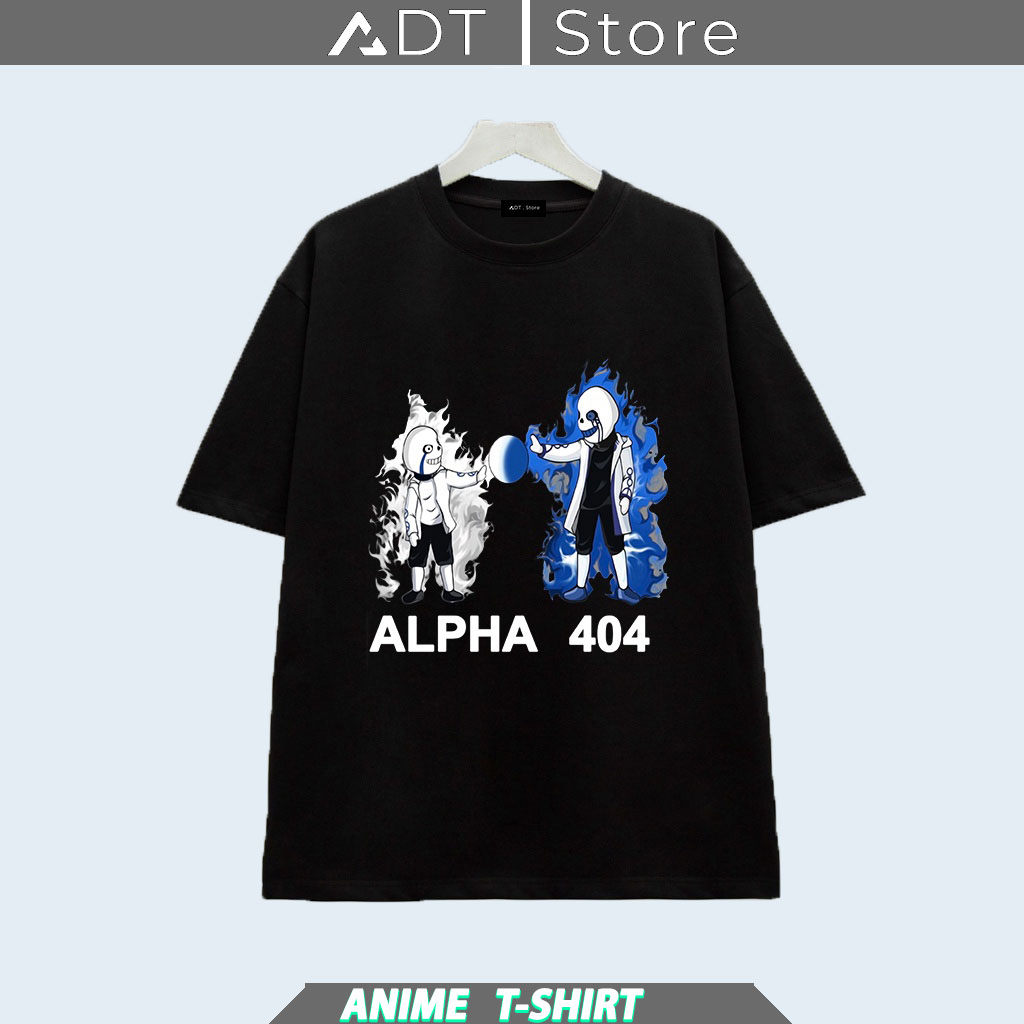 BST 💥 Áo thun Game Sans - Undertale Mới - Sans 404 - Sans 505 - Sans 606 áo thun đen in hình có size Trẻ em