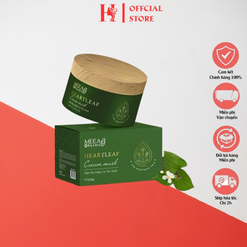 Mặt Nạ Dưỡng Da Start36 Mặt Nạ Diếp Cá Tái Sinh Meea Organic Dưỡng Trắng Mờ Thâm Nám Giảm Mụn Phục Hồi Da Toàn Diện 120G