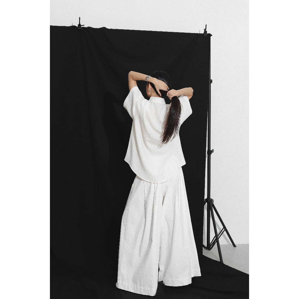 Áo nữ HIGHCHIC - Linen shirt  - Áo sơ mi linen