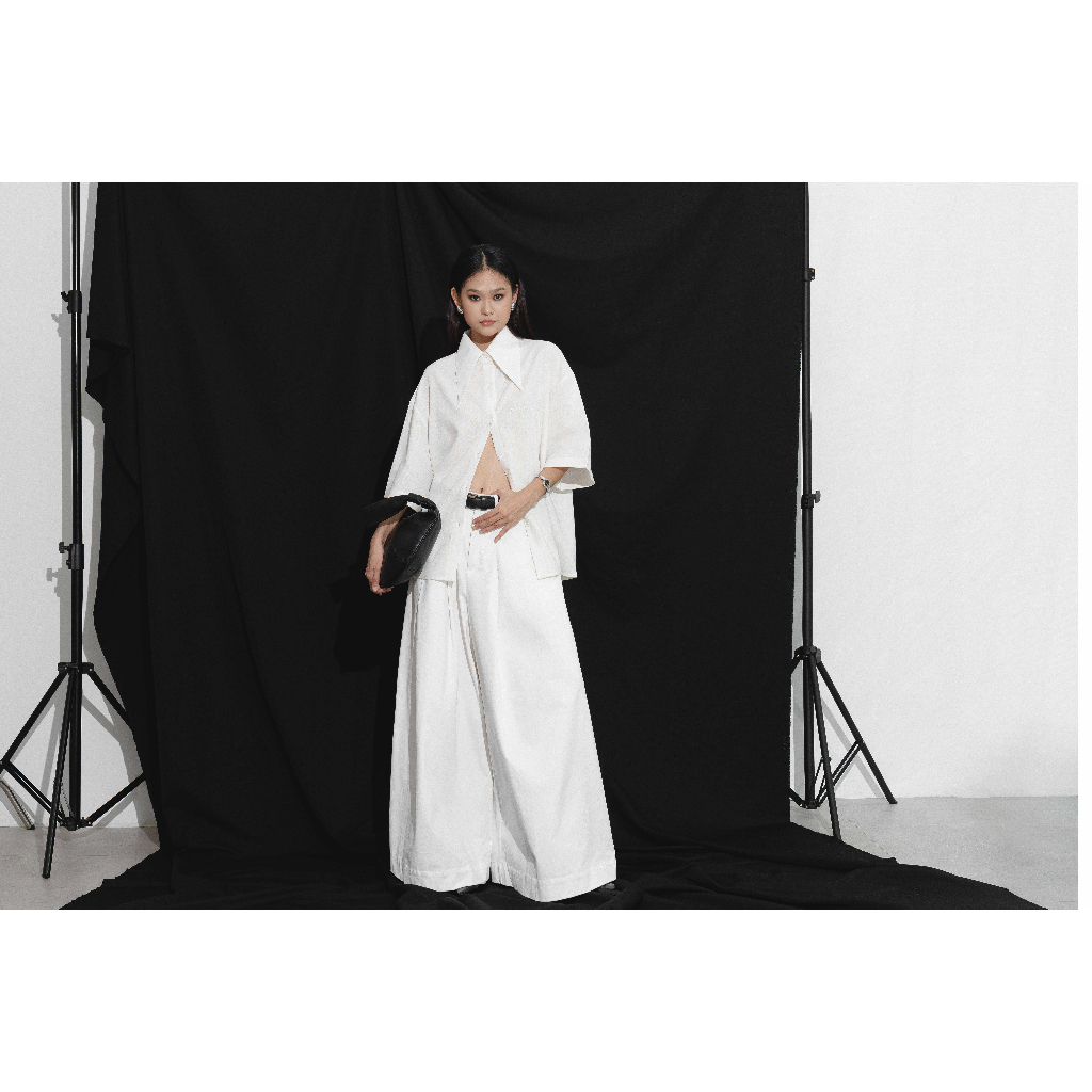 Áo nữ HIGHCHIC - Linen shirt  - Áo sơ mi linen