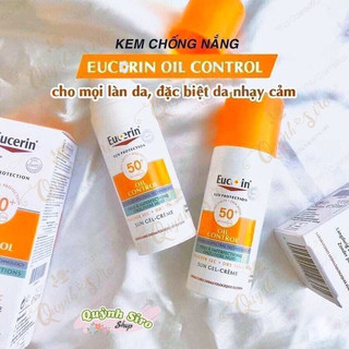 Kem chống nắng eucerin spf50+ cho da dầu oil control