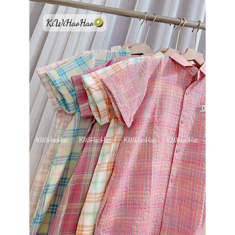 Váy bầu sơmi xuông dài