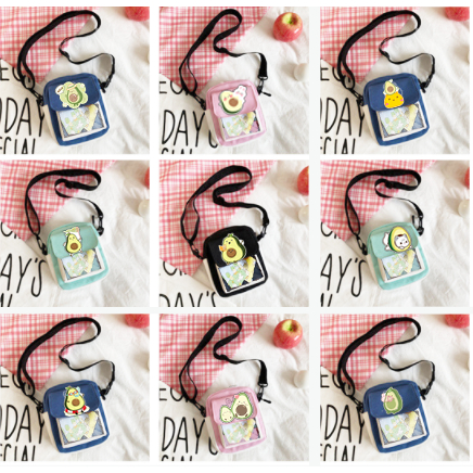 túi trong suốt quả bơ TCVII31 ita bag túi đeo chéo cute avocado dễ thương hot trend thần tượng hoạt hình idol