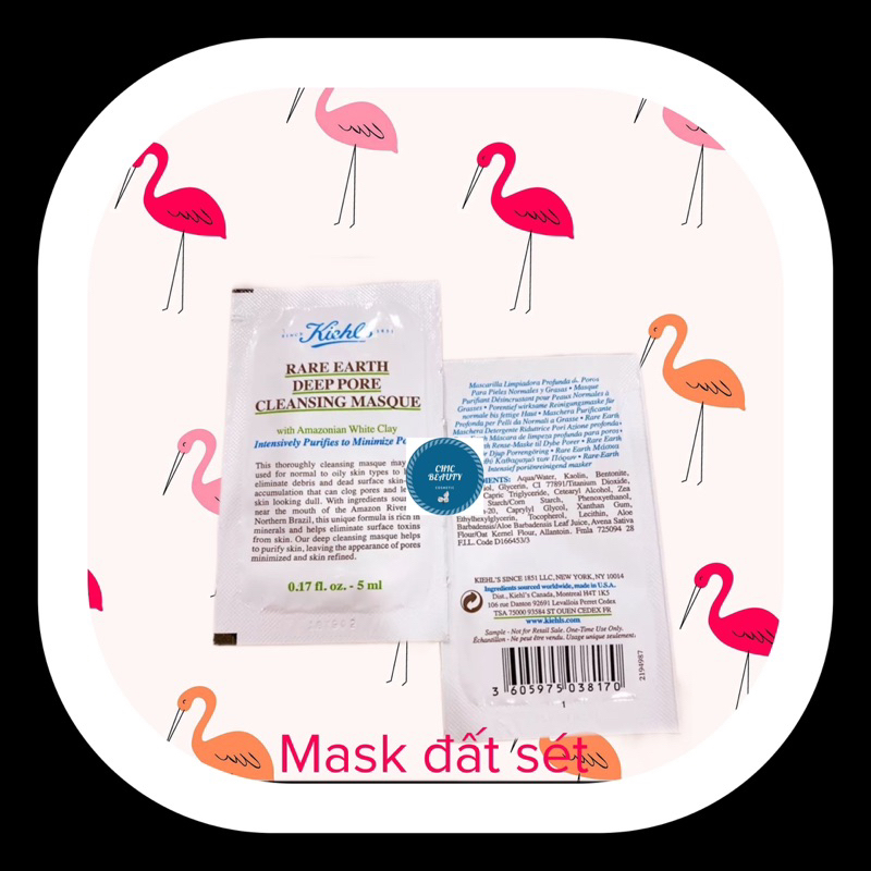 🎁SAMPLE MẶT NẠ KIEH❤️L'S , Tinh chất ViTaMin C