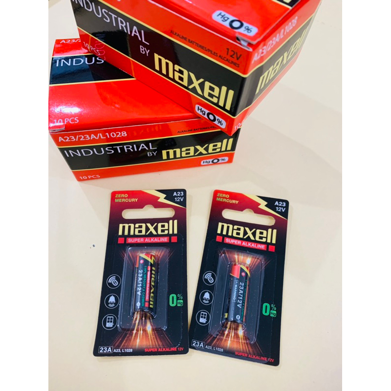 Pin A23 12V Maxell chính hãng dung lượng cao, không chứa thuỷ ngân