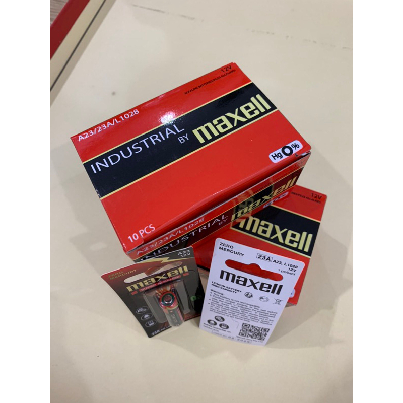 Pin A23 12V Maxell chính hãng dung lượng cao, không chứa thuỷ ngân