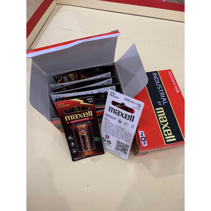 Pin A23 12V Maxell chính hãng dung lượng cao, không chứa thuỷ ngân