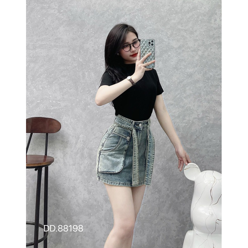 🎀CHÂN VÁYJEAN KÈM ĐAI SIÊU HOT - HÀNG VNXK.