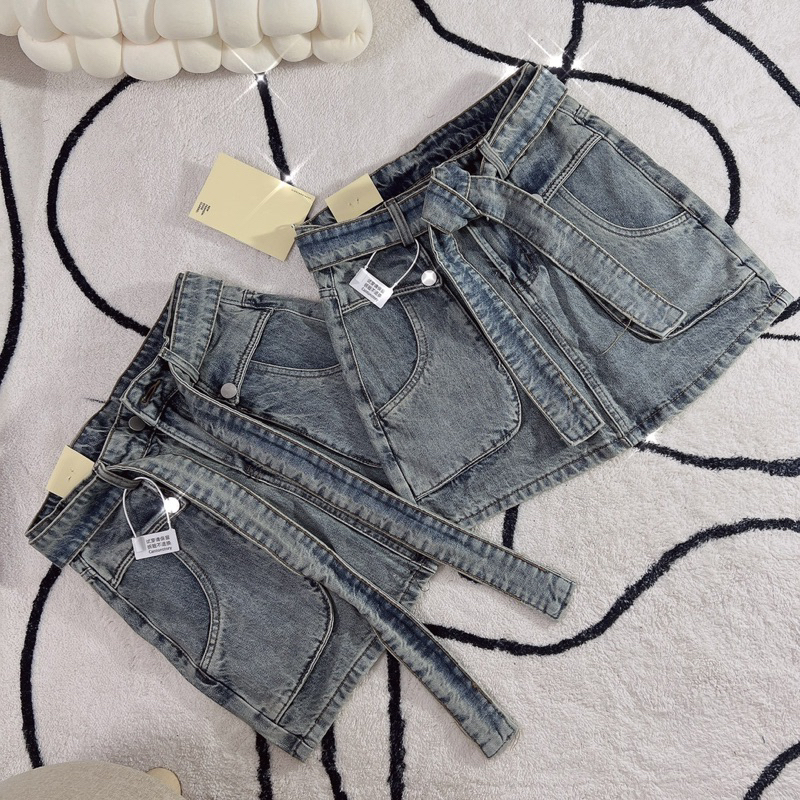 🎀CHÂN VÁYJEAN KÈM ĐAI SIÊU HOT - HÀNG VNXK.