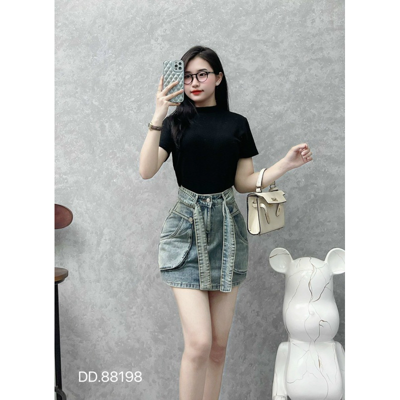 🎀CHÂN VÁYJEAN KÈM ĐAI SIÊU HOT - HÀNG VNXK.