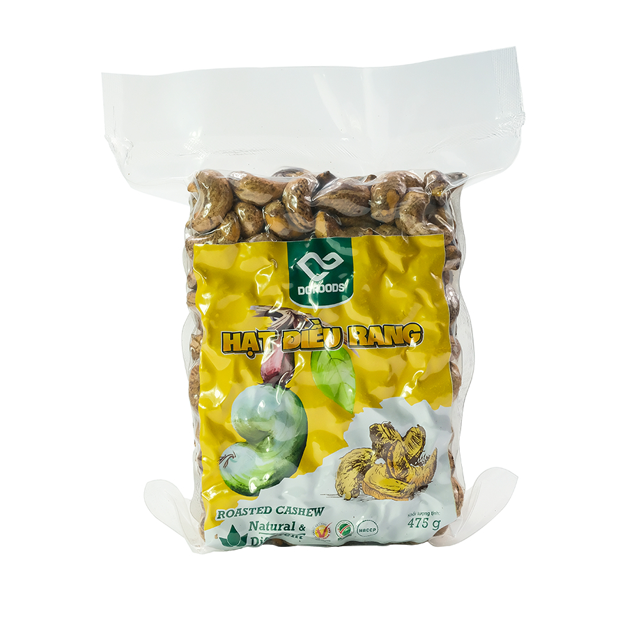 Hạt điều rang cao cấp 475g DGfoods/Roasted cashew/HVNCLCL/HACCP/HALAL/hạt điều bình phước/ Đặc sản Cần Thơ, Ăn chay