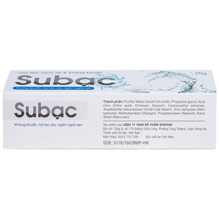 Gel Su bạc làm sạch da, kháng khuẩn (Tuýp 25g)