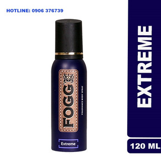 NƯỚC HOA XỊT TOÀN THÂN FOGG  EXTREME 120ML,  XỊT 800 LẦN, NHẬP KHẨU DUBAI