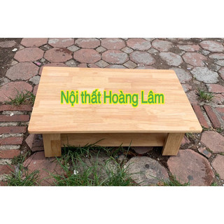 Bàn ăn, bàn trà 2 tầng gỗ cao su tự nhiên ( Hoả tốc 1H)