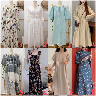 Đầm vin hiệu dài váy form rộng xinh đẹp có size 80 kg
