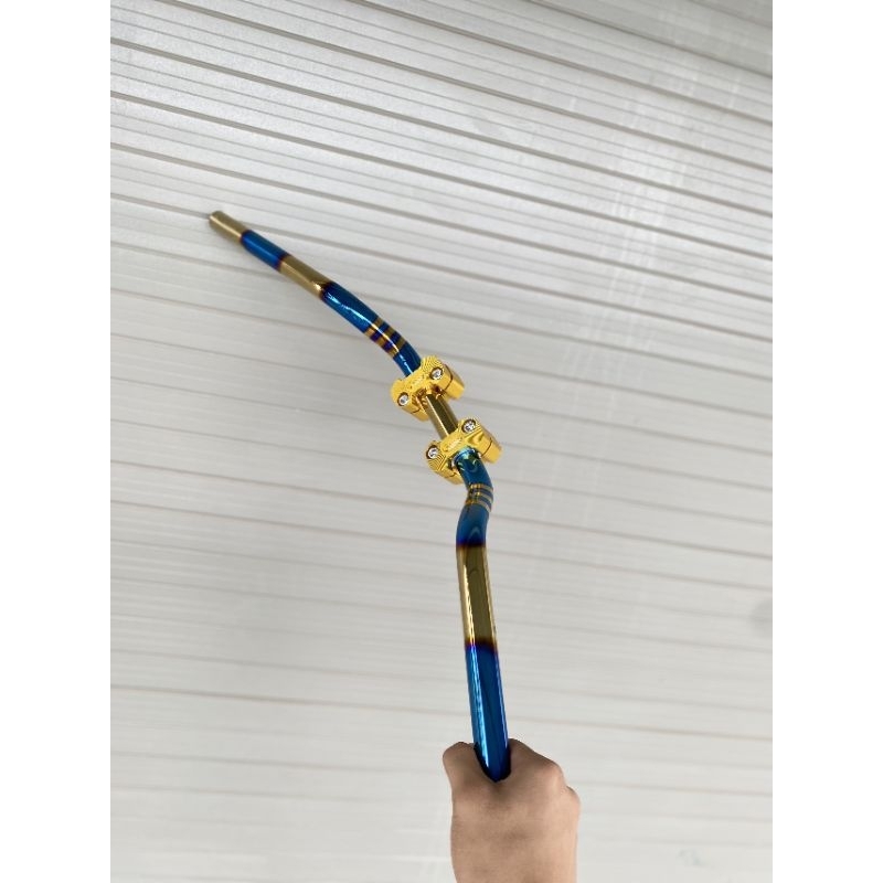 Ghi đông trung quốc titan kèm cục nâng 22mm