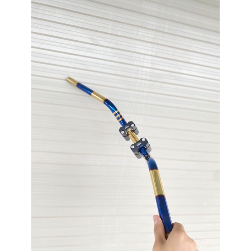 Ghi đông trung quốc titan kèm cục nâng 22mm