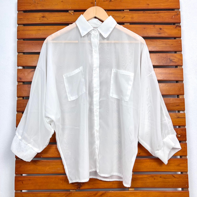 ÁO SƠ MI Nữ Màu TRẮNG VINTAGE 2hand