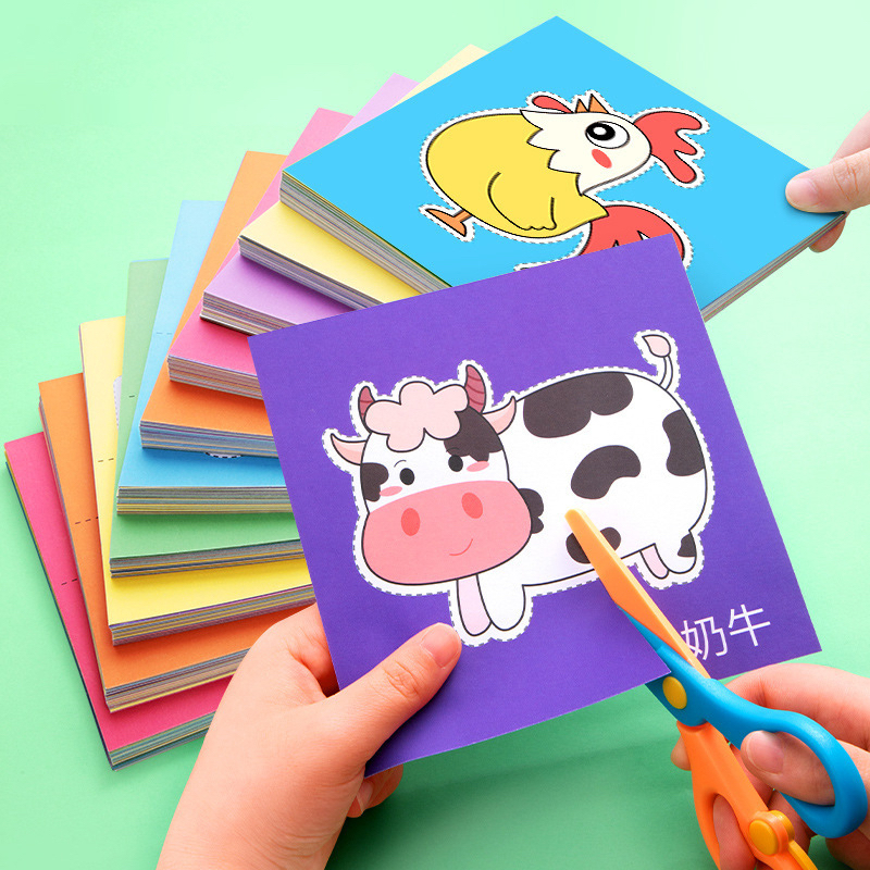 Đồ chơi cắt giấy 200 chủ đề cho bé
