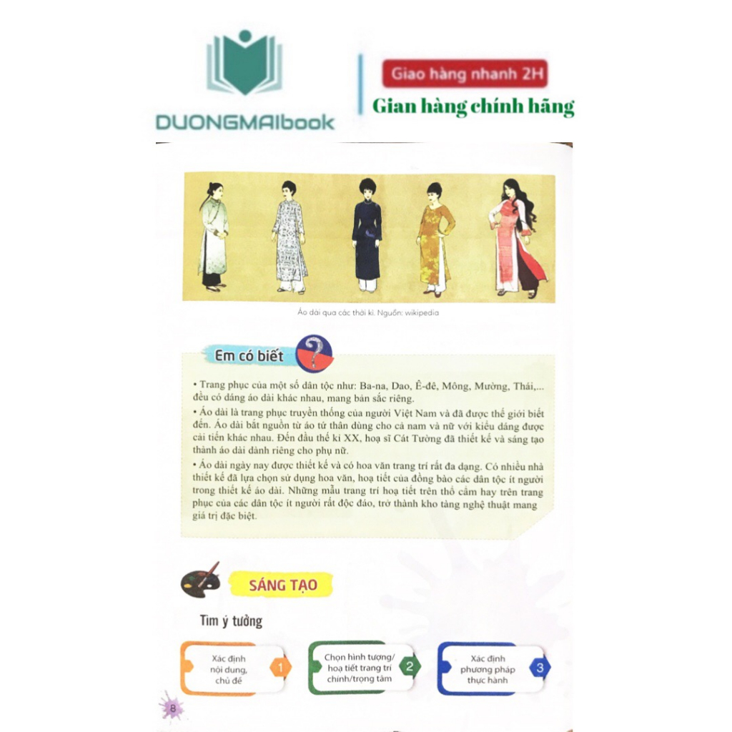 Sách - Mĩ thuật 8 Cánh diều mới năm 2023