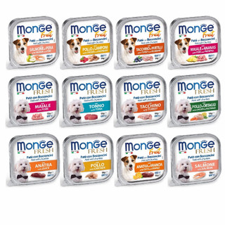 Hàng mới về - pate thức ăn ướt monge nhiều hương vị thơm ngon cho chó 100g