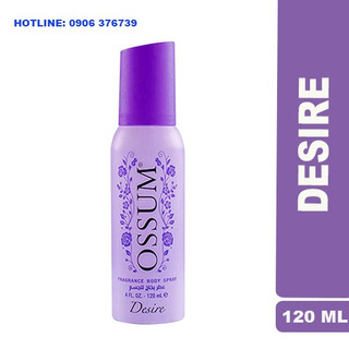NƯỚC HOA XỊT TOÀN THÂN DÀNH CHO NỮ OSSUM DESIRE 120ML