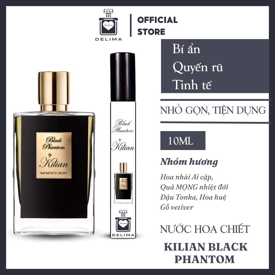 10ml Nước hoa Kilian Black Phantom Memento Mori | Nước hoa Unisex chính hãng |