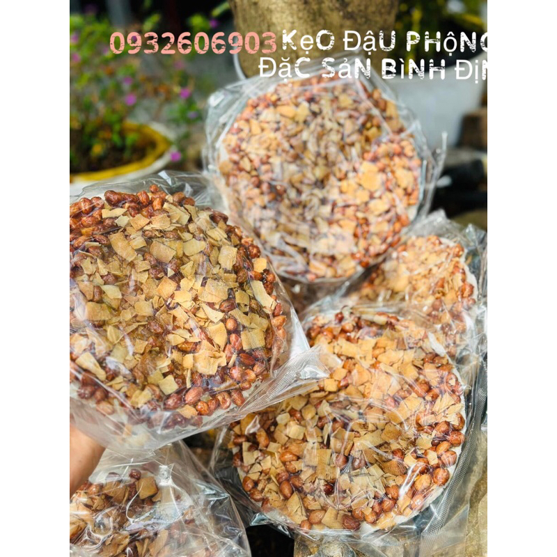 KẸO ĐẬU PHỘNG CÓ DỪA THƠM NGON _GIÒN TAN_SIZE ĐẠI
