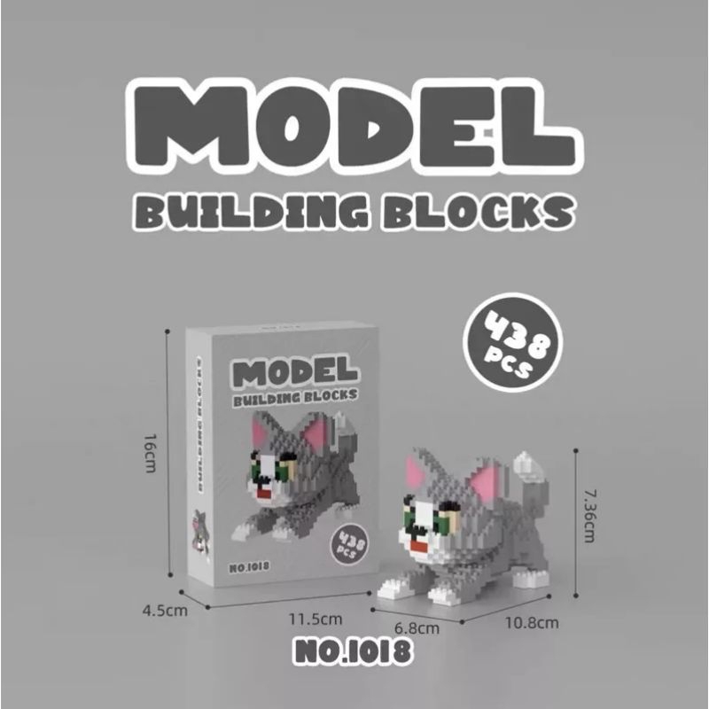 Mô hình lắp ráp tom và jerry, loại 1