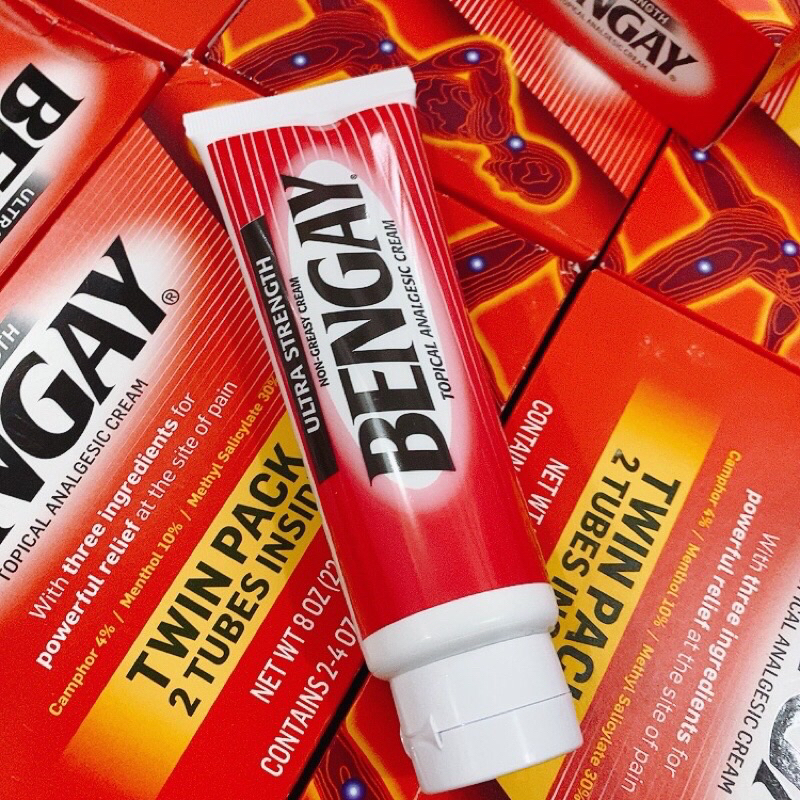 ♥️   Dầu nóng Bengay Ultra Strength của Mỹ - Hộp 2 tuýp x 113g