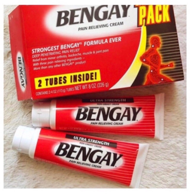 ♥️   Dầu nóng Bengay Ultra Strength của Mỹ - Hộp 2 tuýp x 113g