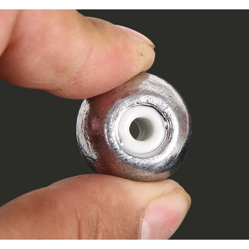 Chì neo xuyên Tâm lõi sứ siêu bền 30g -50g, chì miếng