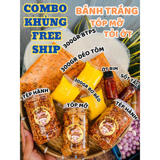 [COMBO KHỦNG] Bánh Tráng Phơi Sương Tóp Mỡ