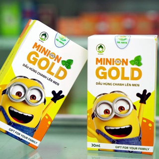 tinh dầu húng chanh lên men minion gold mẫu 2023-date mới SALE11215